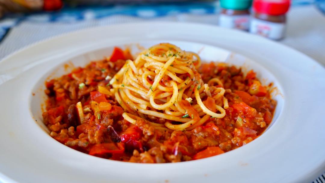 番茄肉酱意大利面