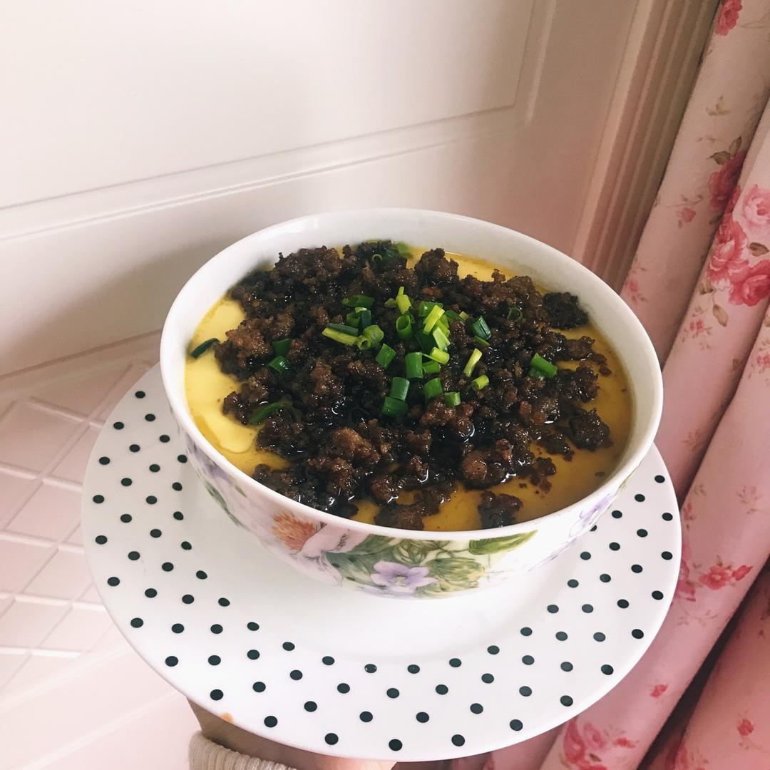 脆臊蒸蛋拌饭&脆臊蒸蛋