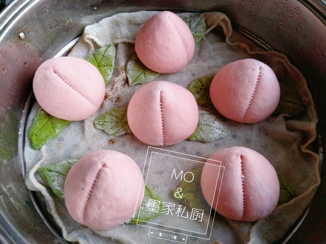 寿桃馒头的做法