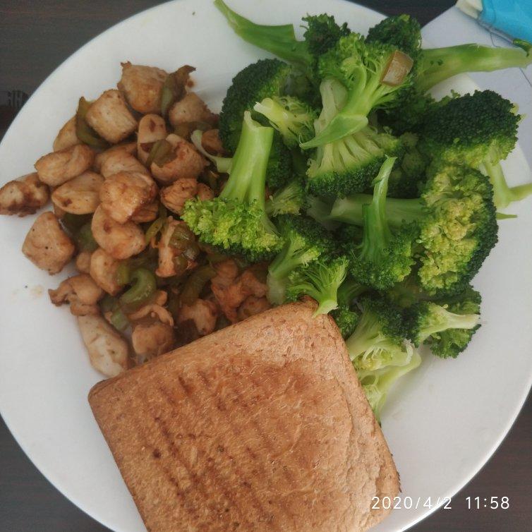 超嫩的小炒鸡胸肉