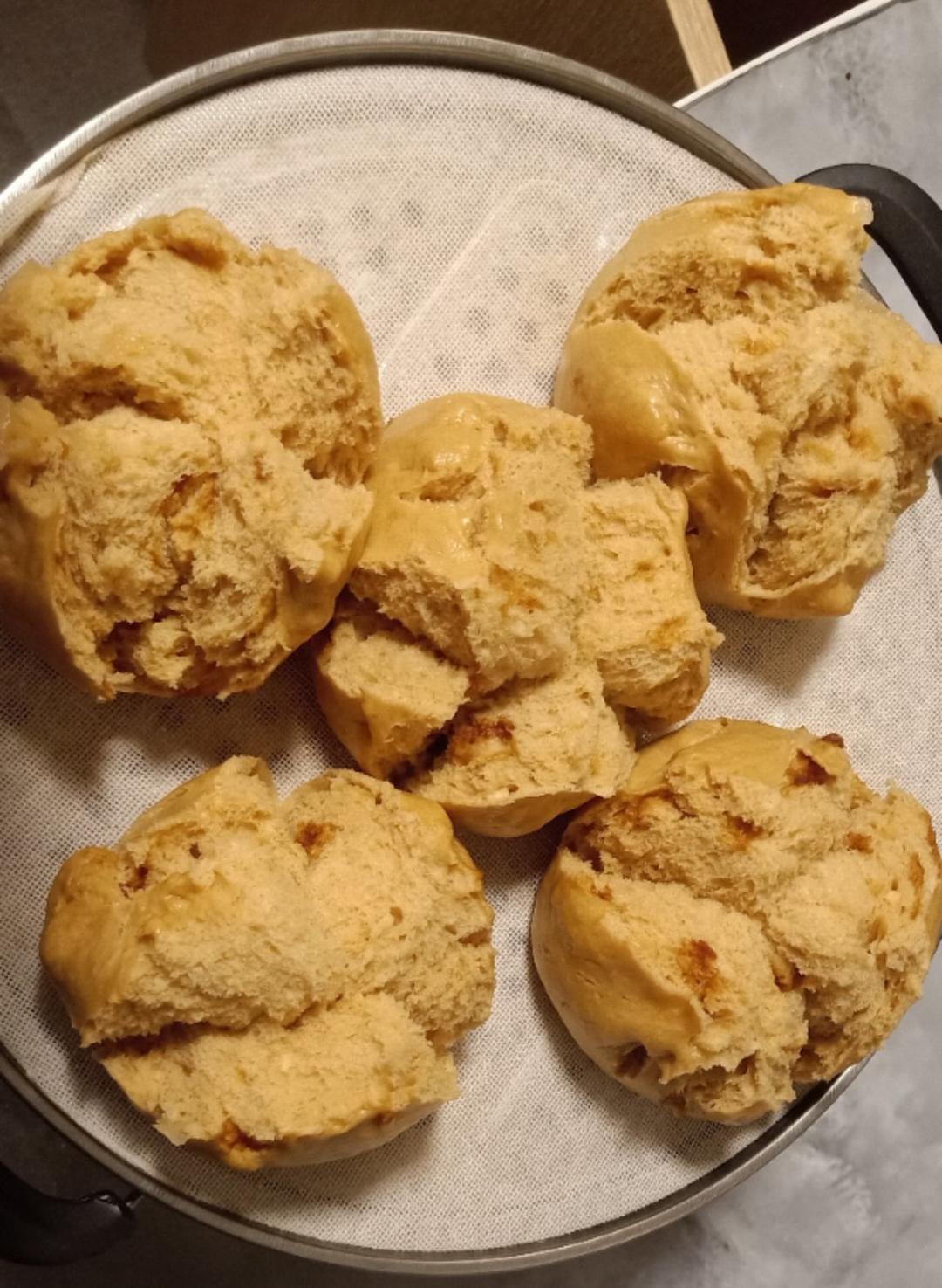 新手也能爆开花的老面红糖大枣开花馒头（泡打粉版or无泡打粉版）