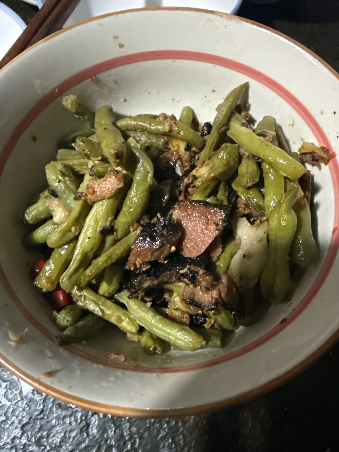 超简单！腊肉炒荷兰豆！鲜嫩好吃！