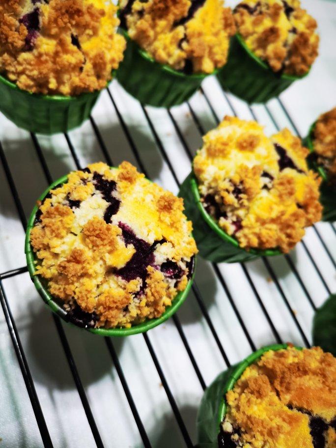 会爆浆的蓝莓玛芬蛋糕