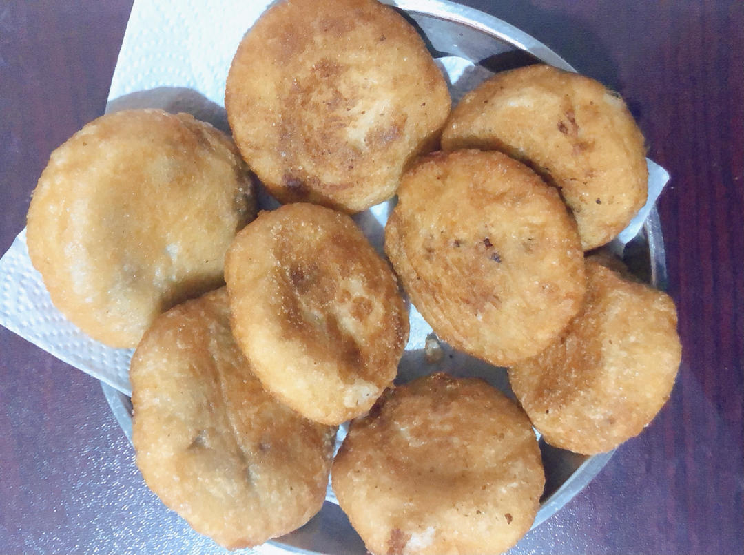 东北油炸糕（糯米粉豆沙馅儿）不翻车很简单