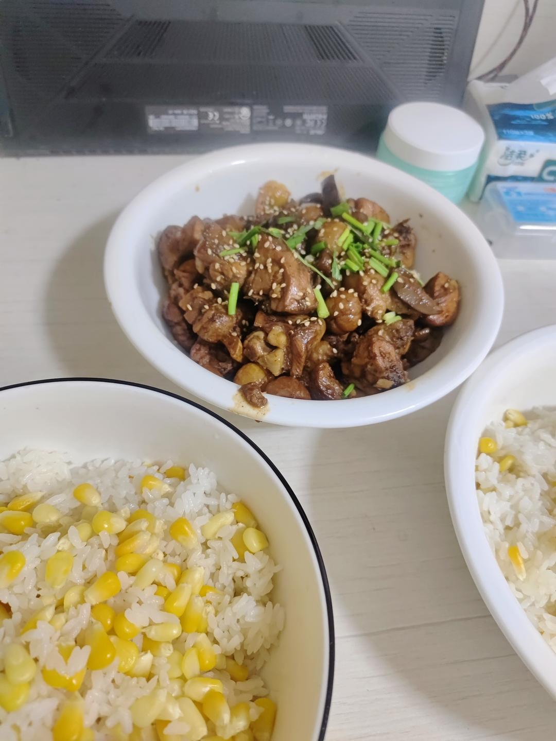 【栗子烧鸡】鸡肉都给你吃，栗子归我~