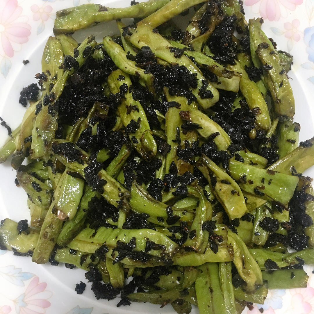 干煸梅干菜四季豆