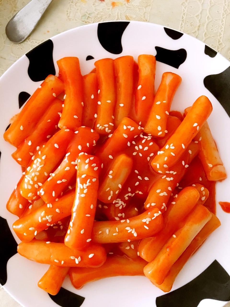 韩式辣炒年糕（or网红芝士套路之芝心年糕）