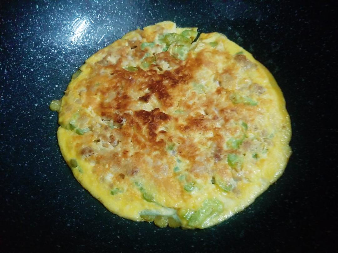 好吃下饭一点也不苦‼️苦瓜煎蛋（肉末）