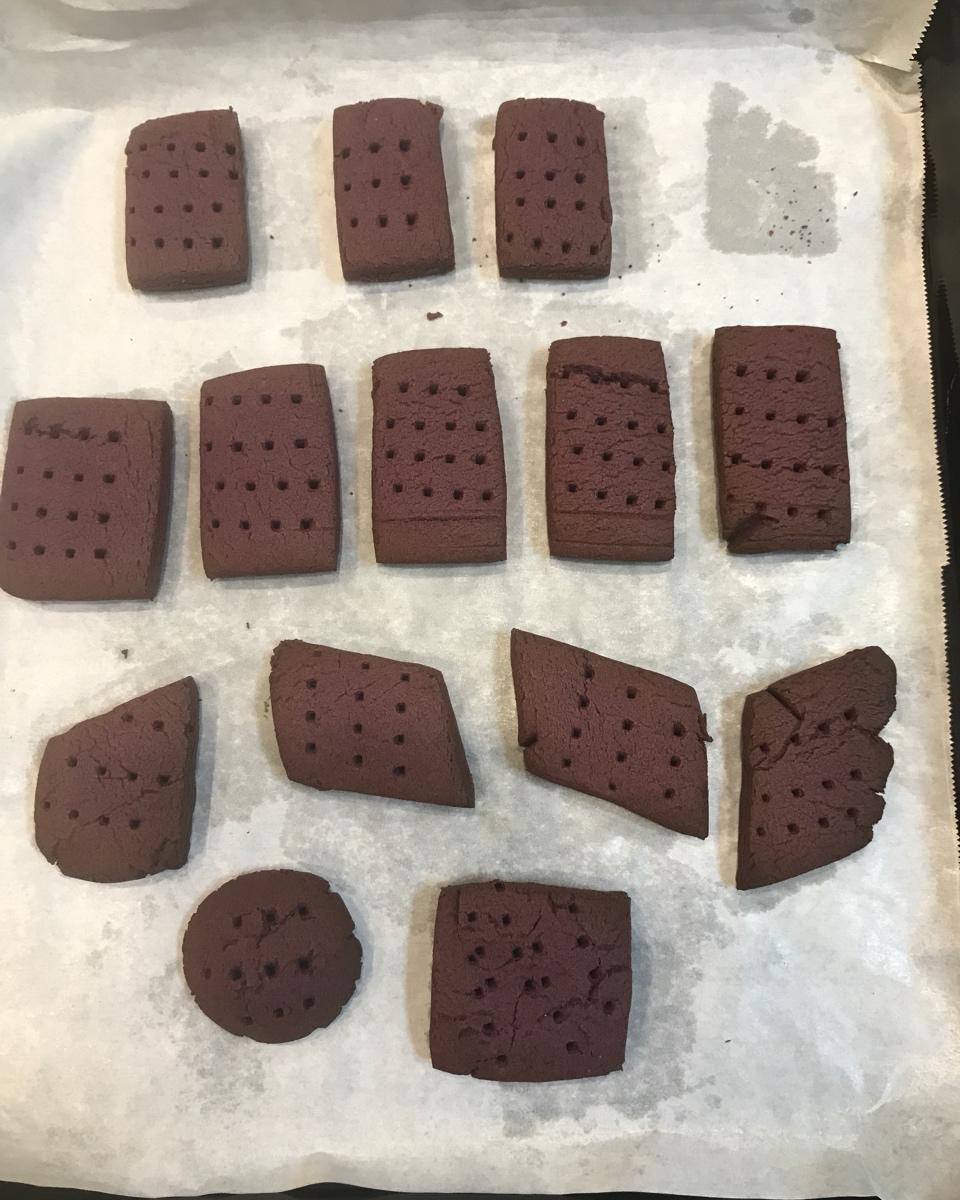 一道特别完美的小饼干，低糖低油还好吃