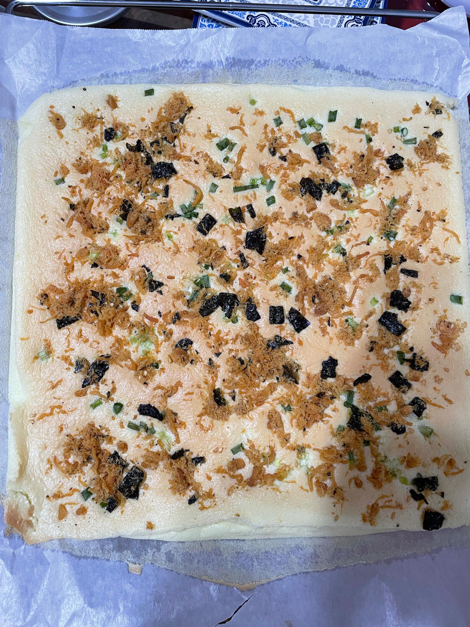 香葱肉松蛋糕卷这样做‼️满屋飘香（小视频食谱）