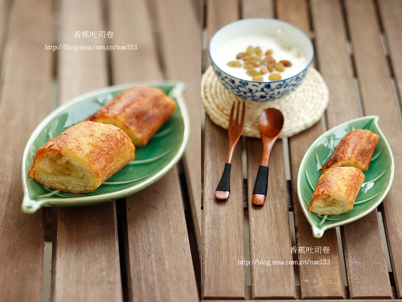 香蕉吐司卷