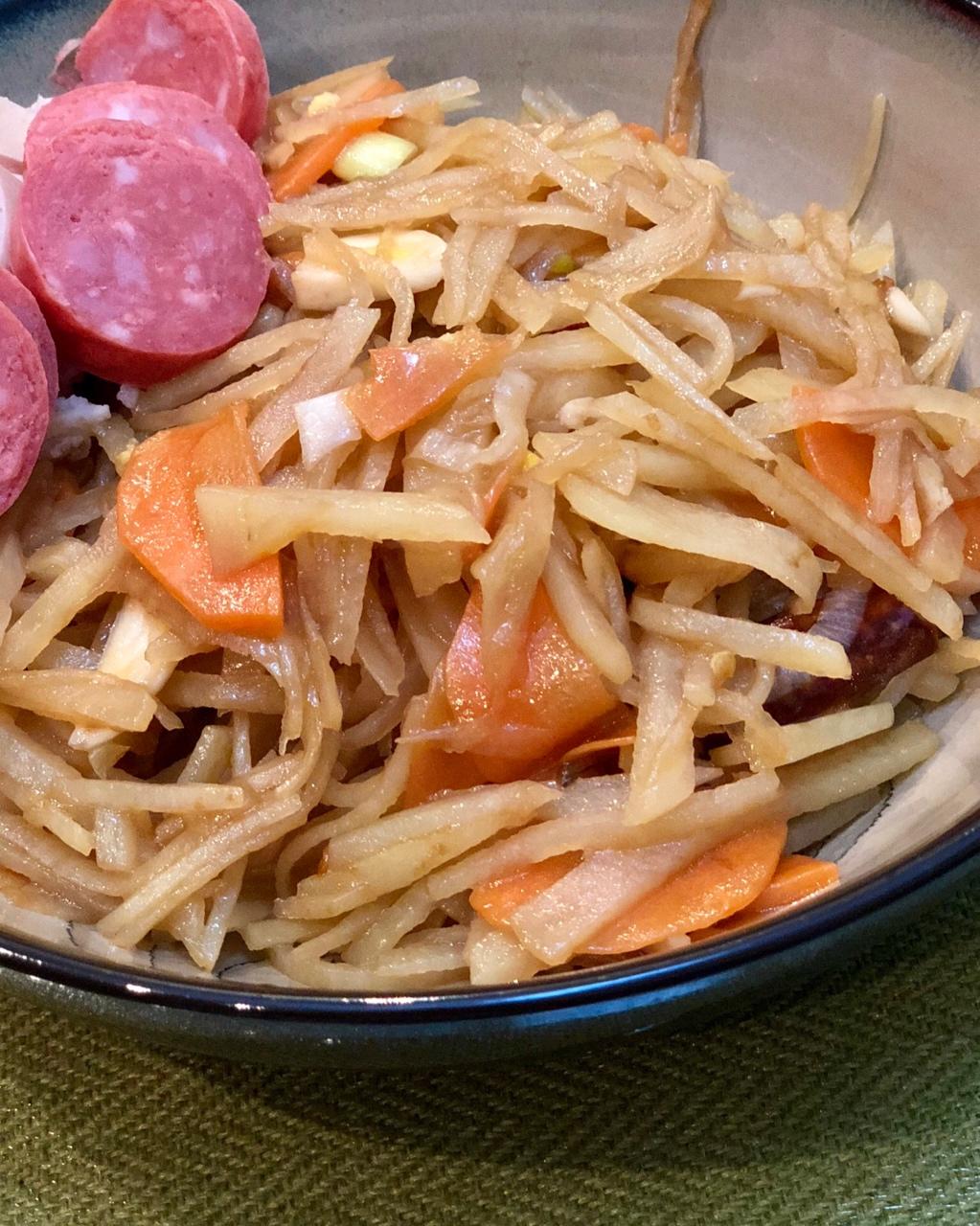 酸辣土豆丝-不用再愁不辣不酸了