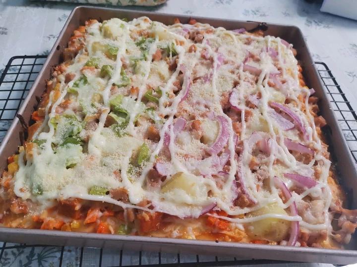 金枪鱼火腿pizza