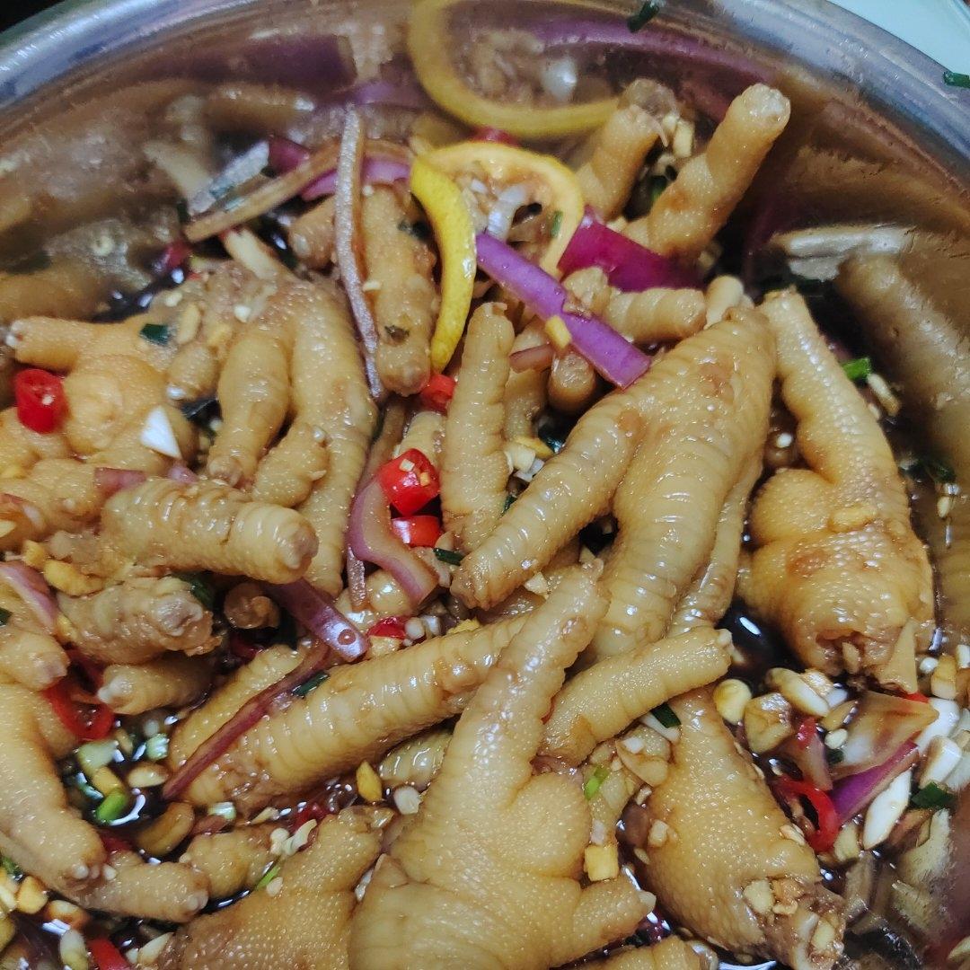 【柠檬酸辣鸡爪】自制超级无敌美味的网红鸡爪
