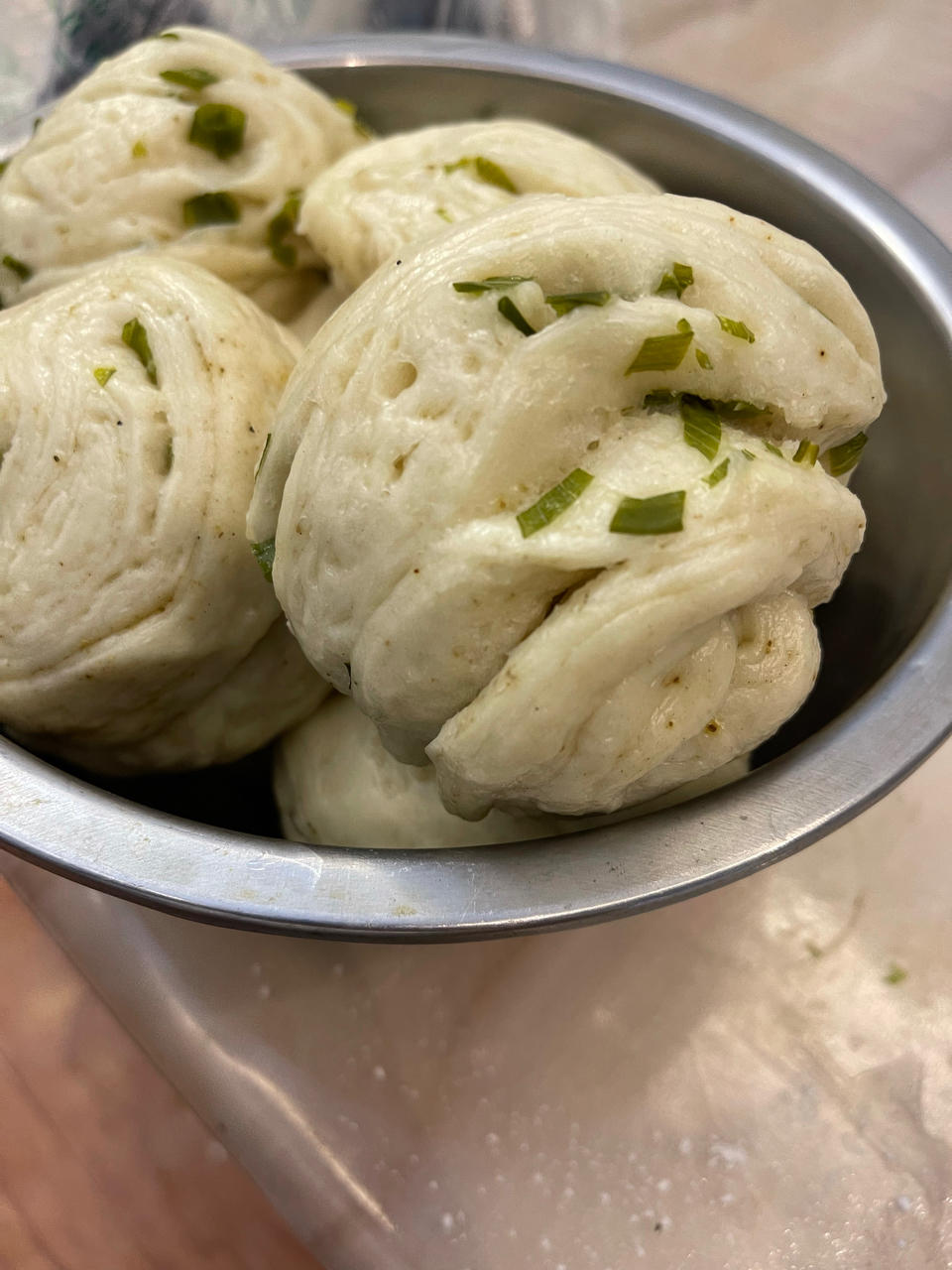 花卷（一次发酵，消耗低筋面粉，蓬松到起飞的花卷）