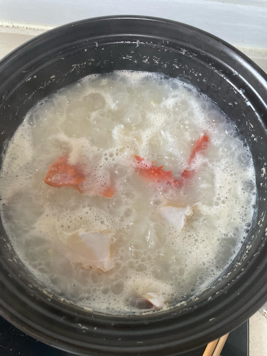 梭子蟹砂锅粥