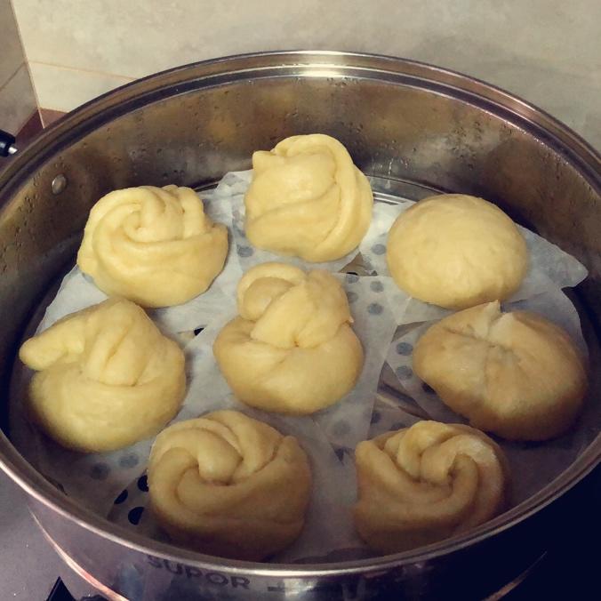 自发粉版蒸馒头