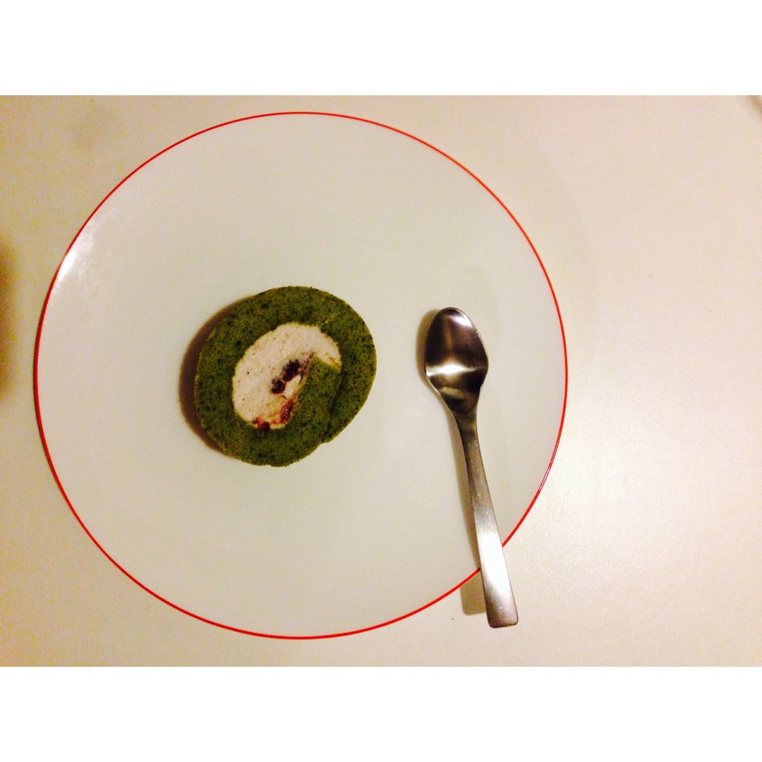 抹茶蜜豆蛋糕卷
