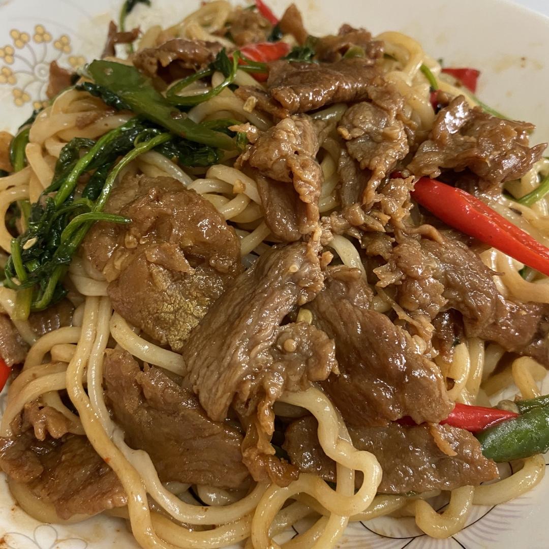 小炒黄牛肉（湘菜）