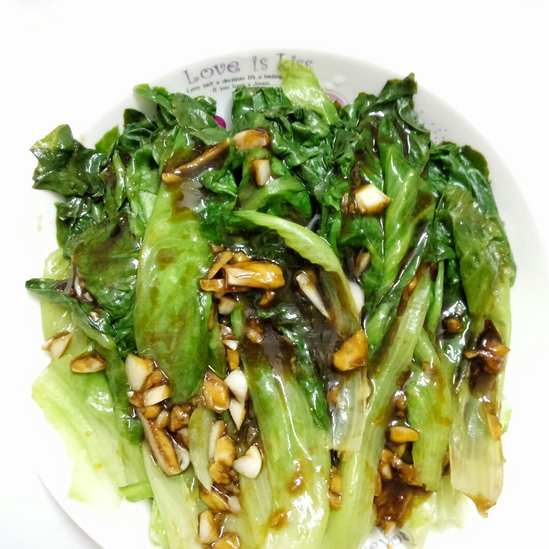 家常菜 蚝油生菜