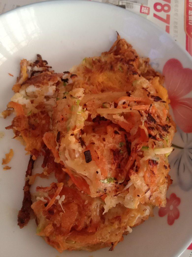 小吃糕点-蔬菜鸡蛋饼