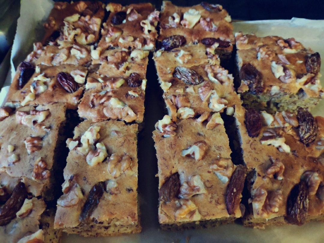 香蕉核桃蛋糕（低油少糖健康版）