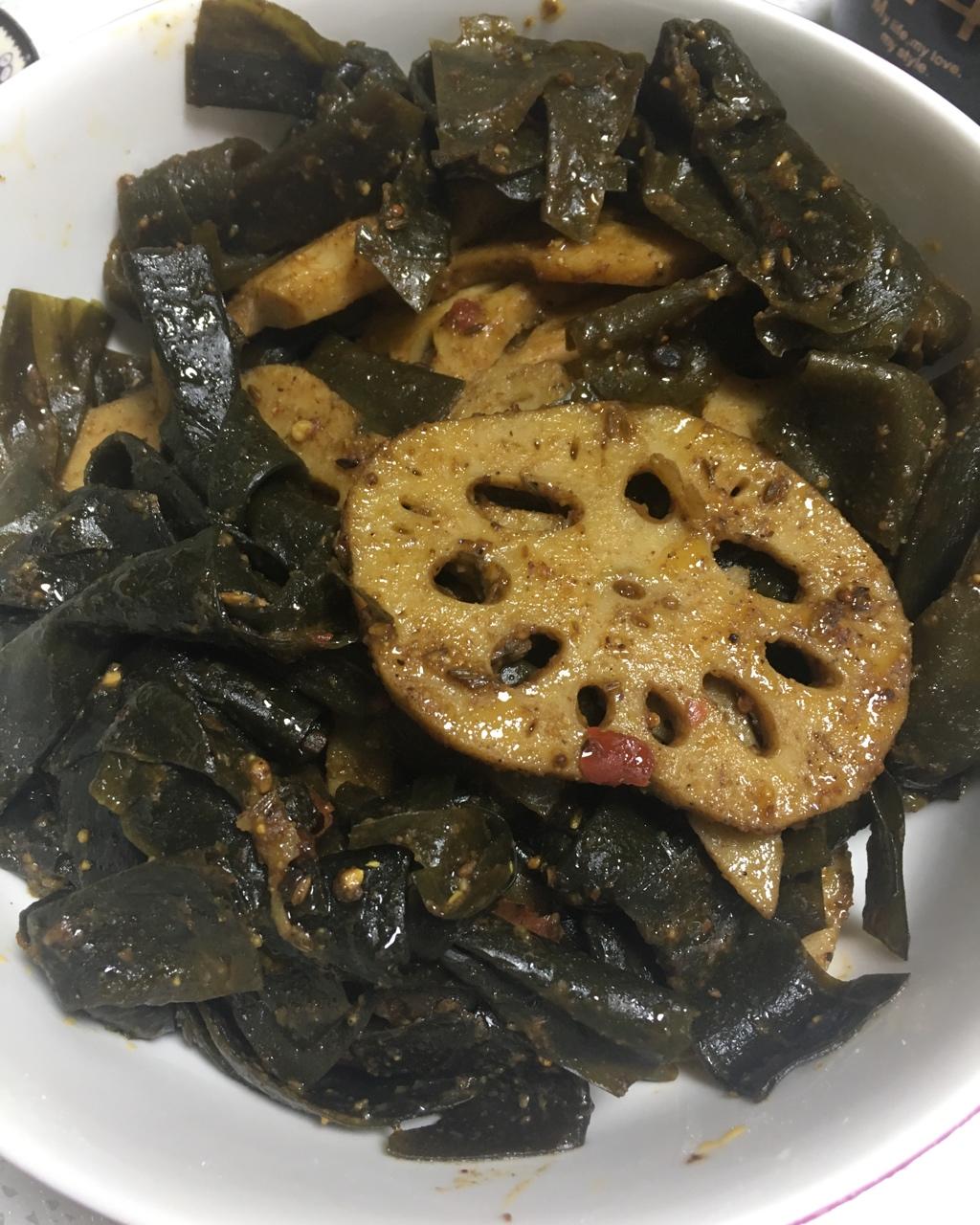 香辣藕片海带片-比绝味好吃！
