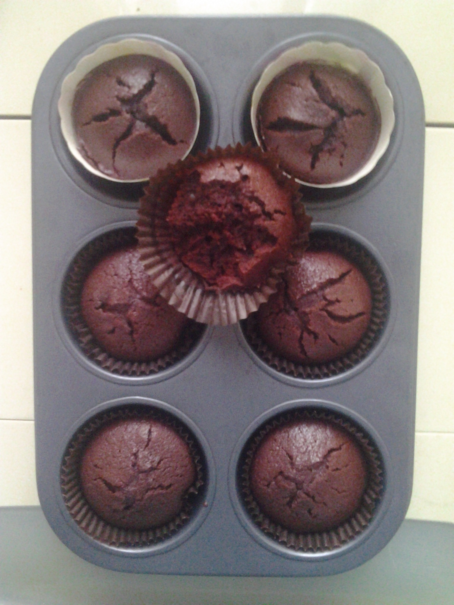 Red Velvet Cupcake（红丝绒纸杯蛋糕），sour cream(酸奶油）版