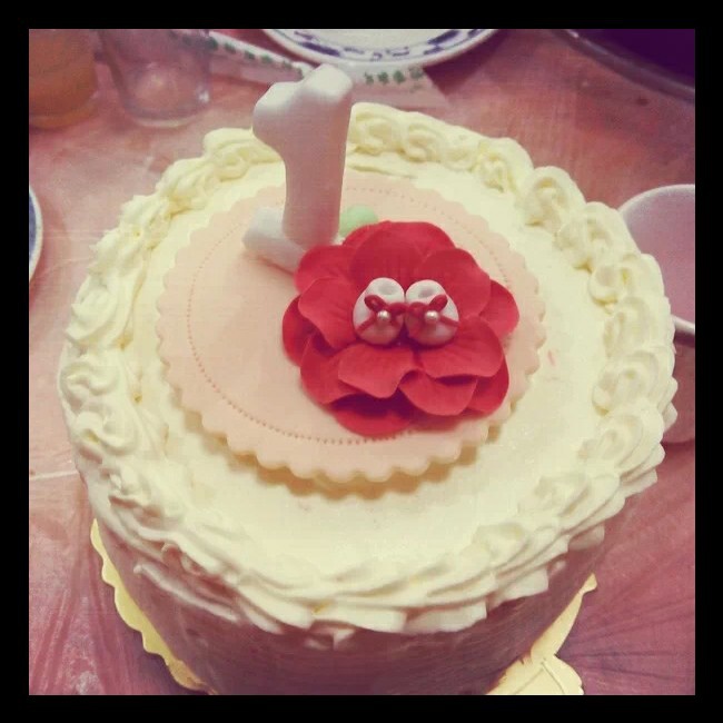 翻糖奶油生日蛋糕