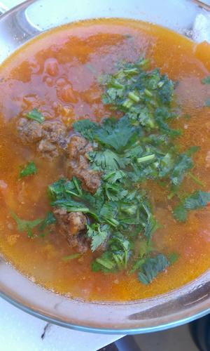 牛肉/羊肉 丸子 西红柿汤的做法 步骤13