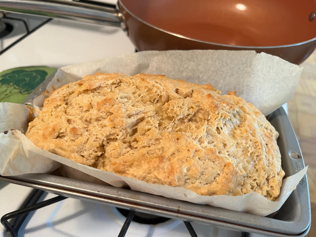 Everything bagel beer bread 免发酵免揉面的极简啤酒面包