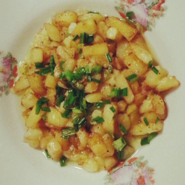孜然炒土豆（毫无技术含量）