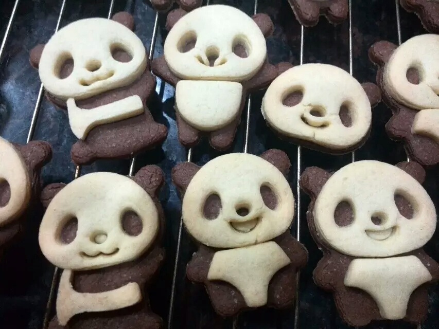 可爱的小熊饼干