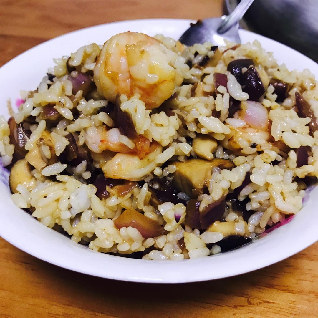 香菇虾仁炒饭（干货版）