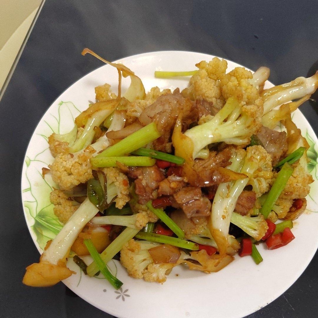 和饭店一个味道的干锅花菜