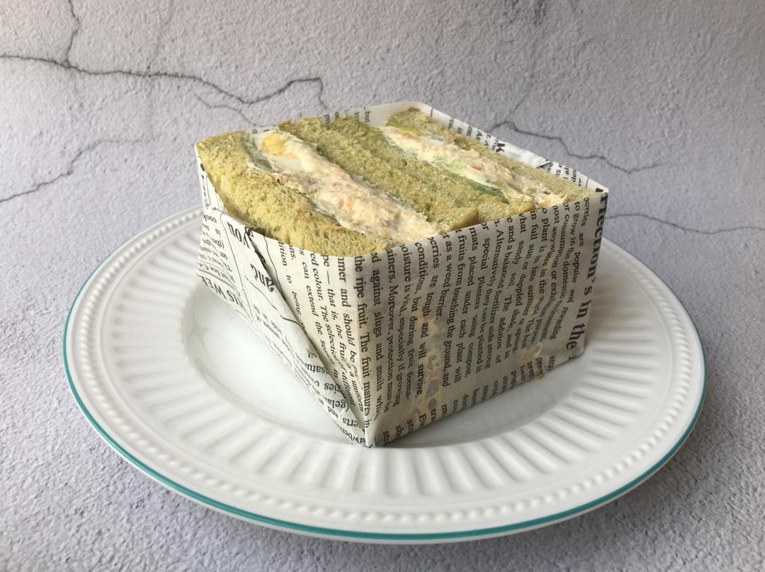 三明治纸盒折法