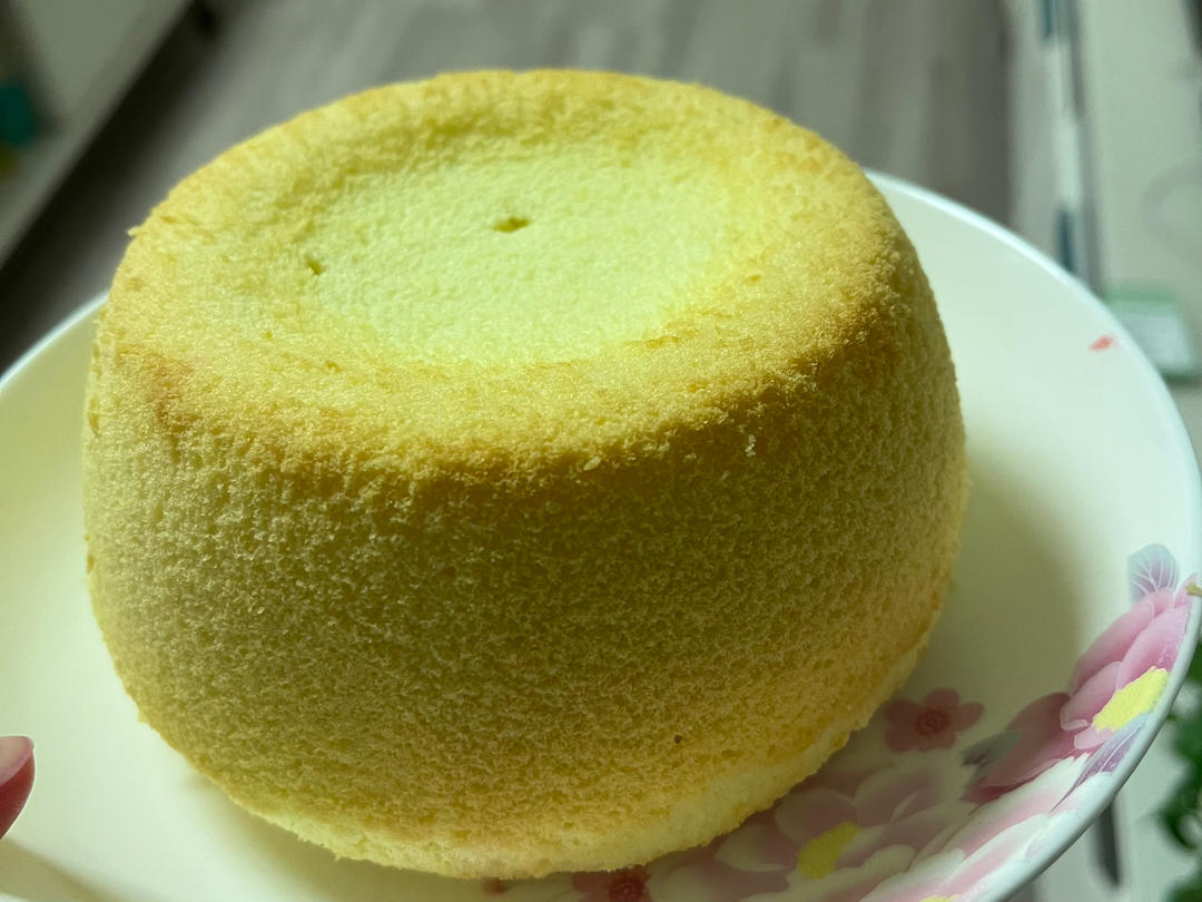 空气炸锅蛋糕 戚风（6寸超详细打蛋/脱模步骤）