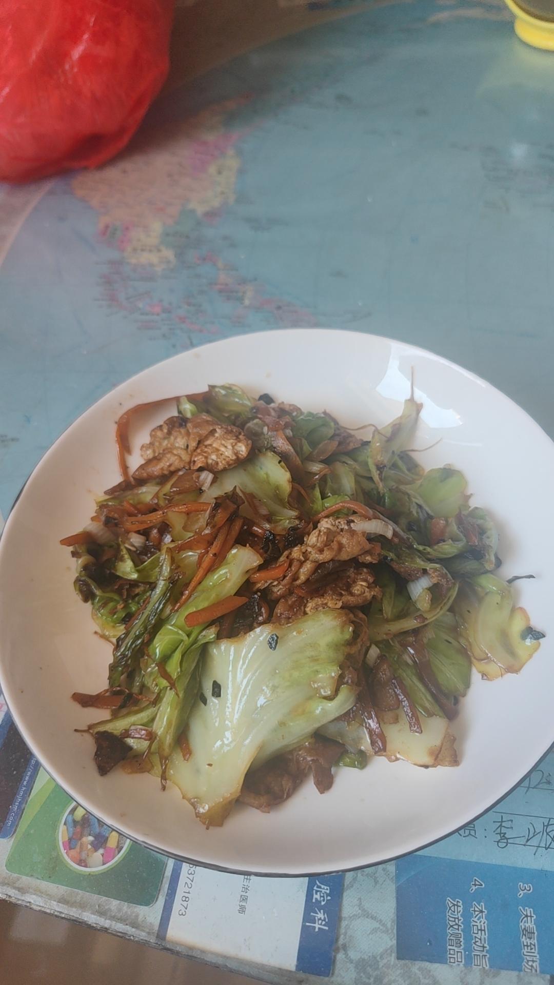 ⚡巨简单好吃又减脂的包菜洋葱胡萝卜炒鸡蛋！新手也能轻易学会！家常菜午餐晚餐