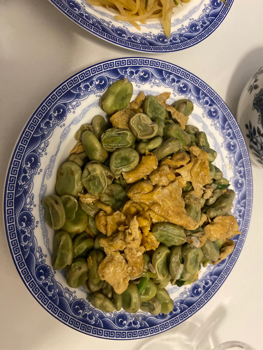 下饭菜！鸡蛋炒蚕豆米！一家人都爱吃！
