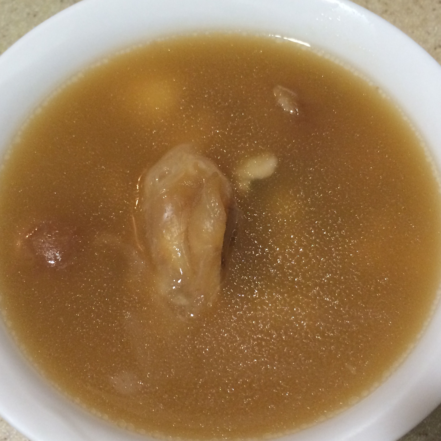 文迪黄做的清补凉煲猪腱汤