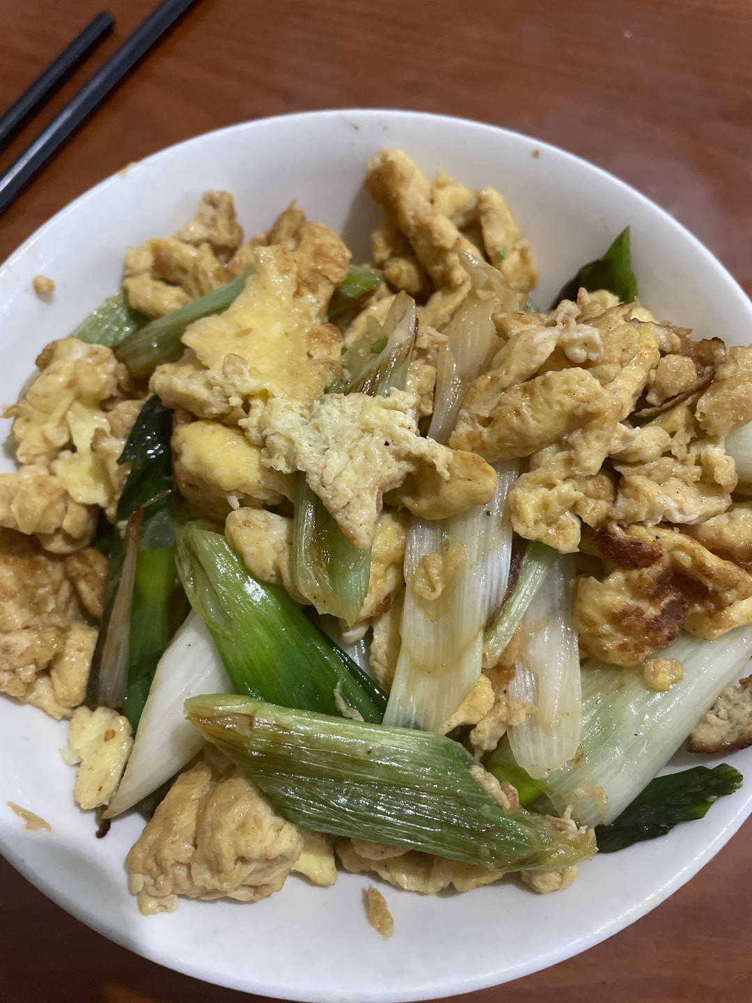 东北的大葱炒蛋