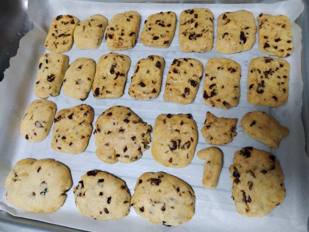 低糖少油版蔓越莓饼干