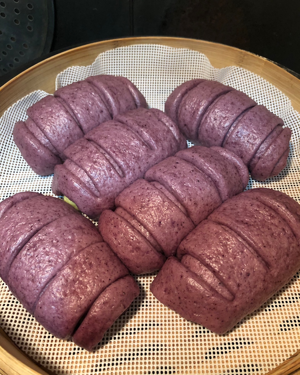 紫薯芝士饅頭包包