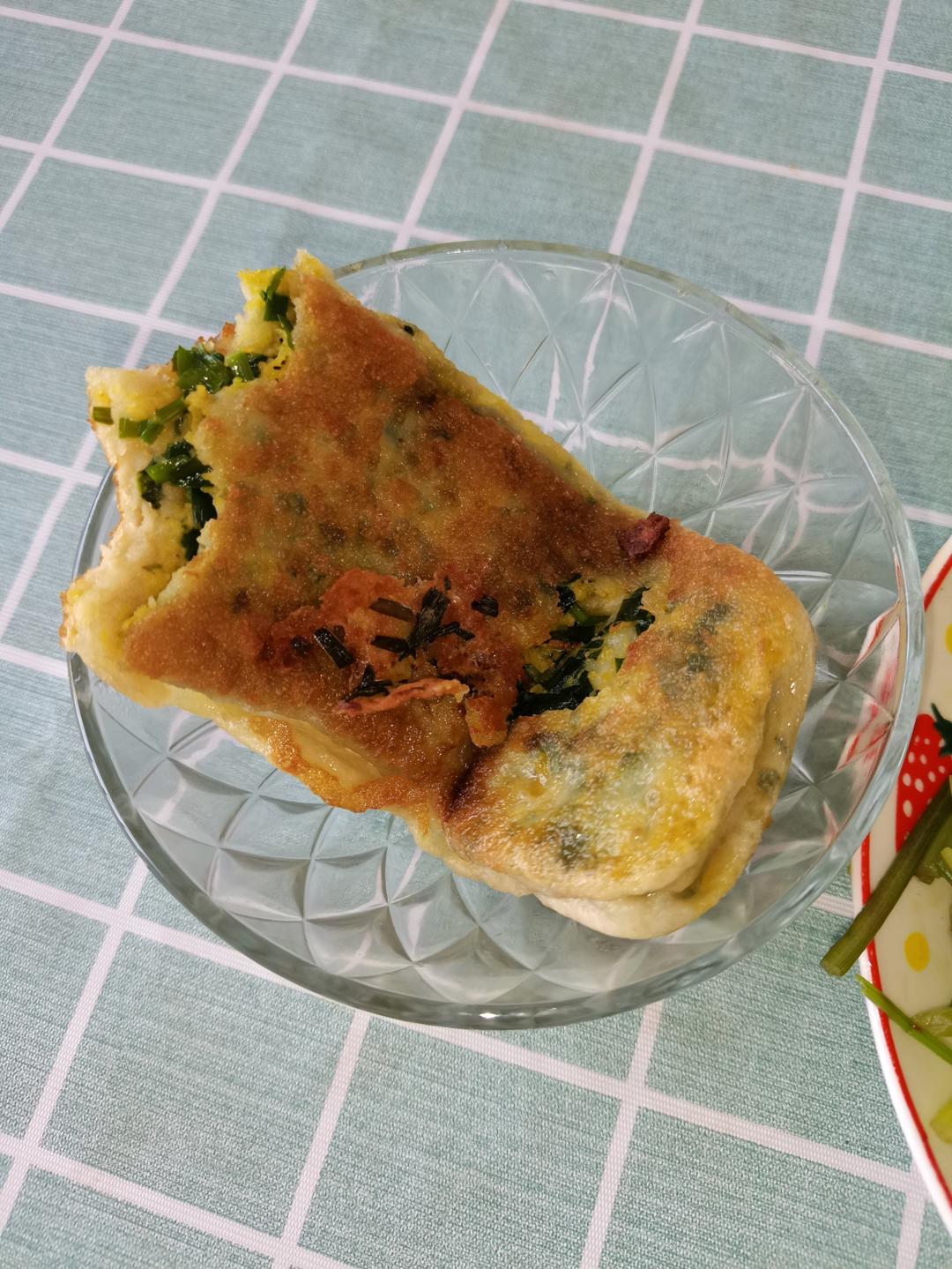 比葱花饼还要好吃几倍的韭菜薄饼😋