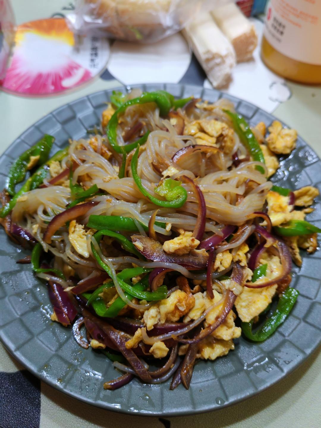 炒魔芋丝（生酮版炒粉）