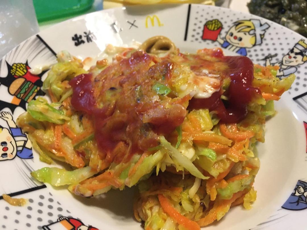 吃不胖的包菜抱蛋（日式家庭大阪烧抱蛋）减肥菜谱第一弹.营养美味.低碳水.降脂减肥.