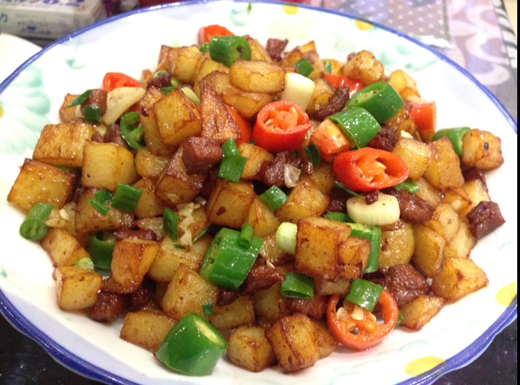 rachelzhu做的土豆炒脆哨贵阳style