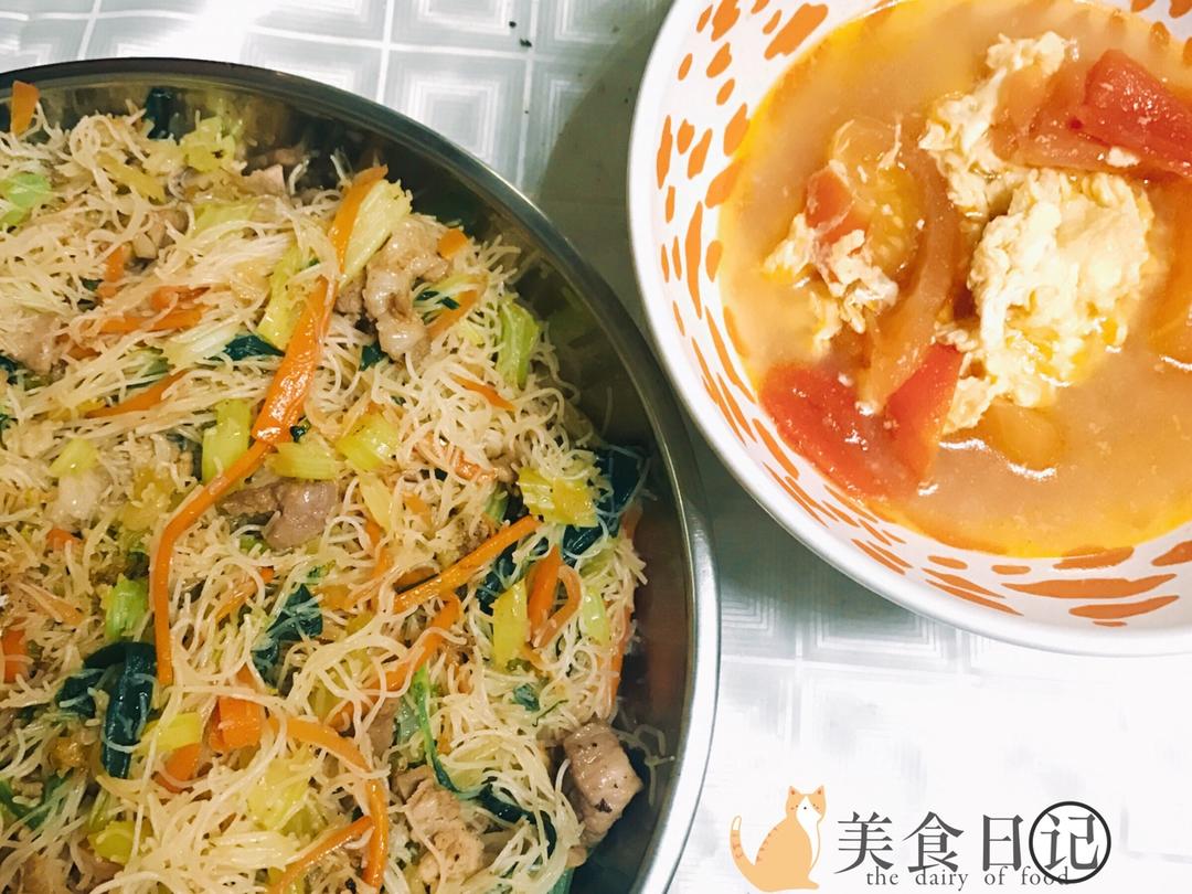 三丝炒米