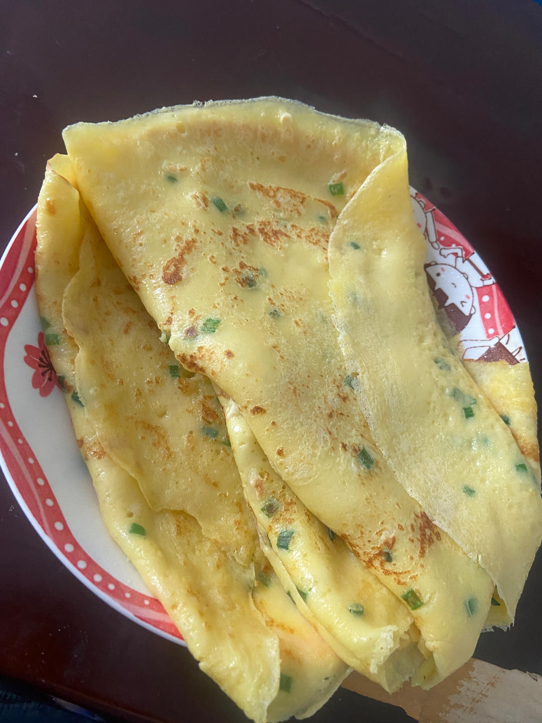香浓牛奶鸡蛋饼