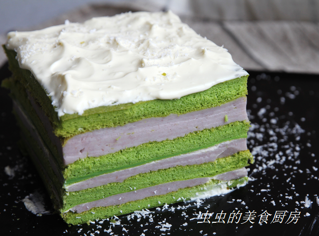 斑斓叶系列：斑斓厚芋泥蛋糕